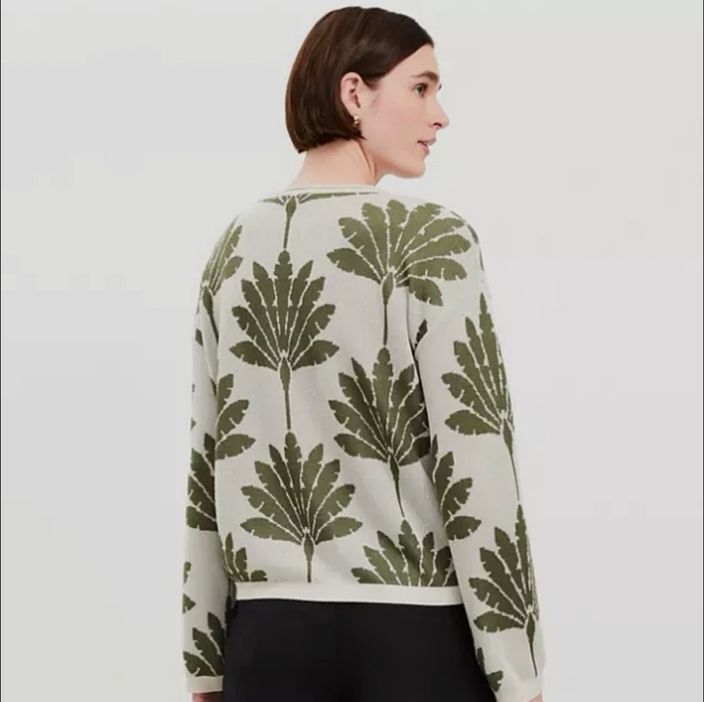 LOFT leaf Patterned Tunic